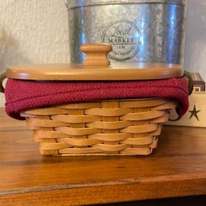 LONGABERGER TREE TRIMMING BASKET 2005 never used